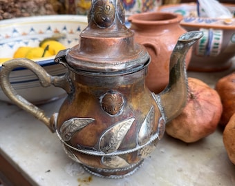 モロッコの金属製ティーポット - Etsy 日本