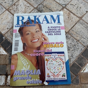 Rakam Mensile di moda, maglia, casa, costume, bellezza. Anno LXIX Luglio 1998