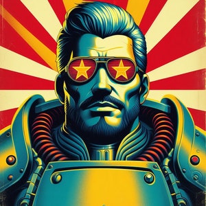 Fallout-TV-Show | Vintage-Poster | Digitaldruck | Digitaler Download | Bethesda