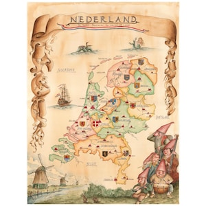 Carte des Pays-Bas
