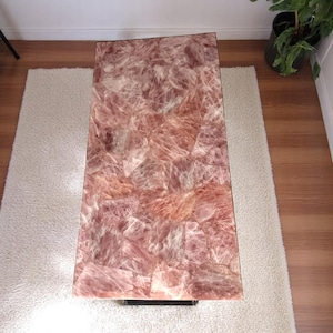Pink Dining Table Top, Rose Quartz Coffee Table, Rose Quartz Bathroom Vanity Top, Backsplash, Home Decor Kitchen Countertop Furniture