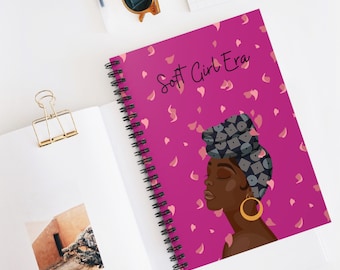 Quaderno a spirale Soft Girl Era, diario Black Girl