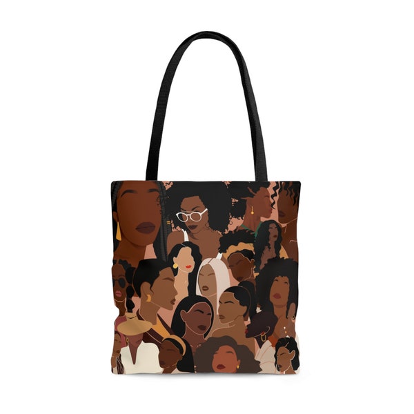 Black Girl Tote Bag, Black Girl Aesthetic, Tote Bags for Black Girls