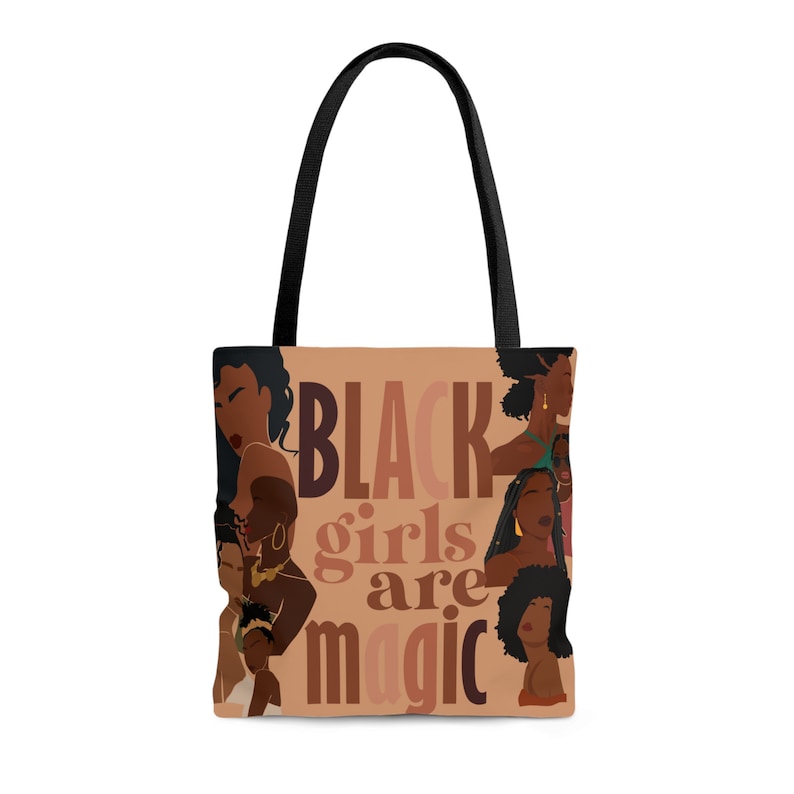 Black Girl Magic Tote Bag, Black Girl Tote Bag, Black Girl Aesthetic