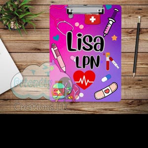 Nurse Personalized Clip Board