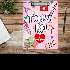Nurse Personalized Clip Board