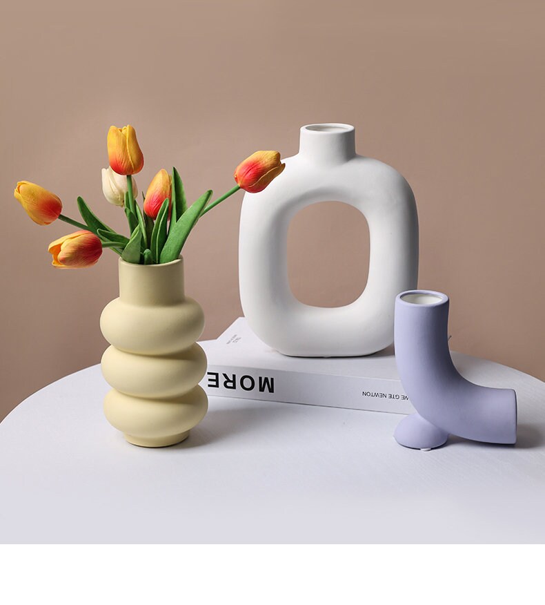 幾何学的な花瓶：現代的な3Dデザイン（デジタルファイル） - Etsy 日本