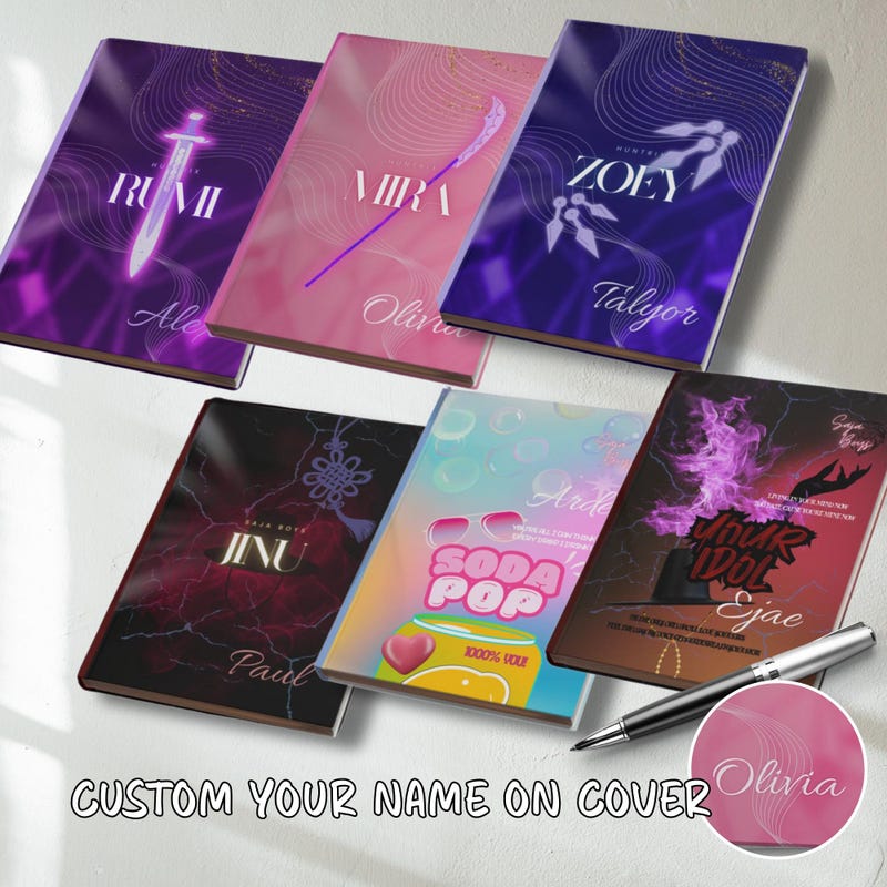 KPop Demon Hunters - Logo Clasp Premium Notebook