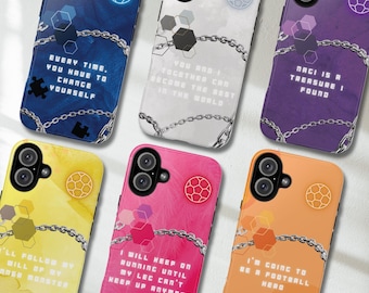 Anime BlueLock (I) Inspired Dual-layer Tough Phonecase for iPhone 16 15 14 13 Samsung, Nagi Reo Movie Soccer Lover & BL BLLK Manga Fan Gift