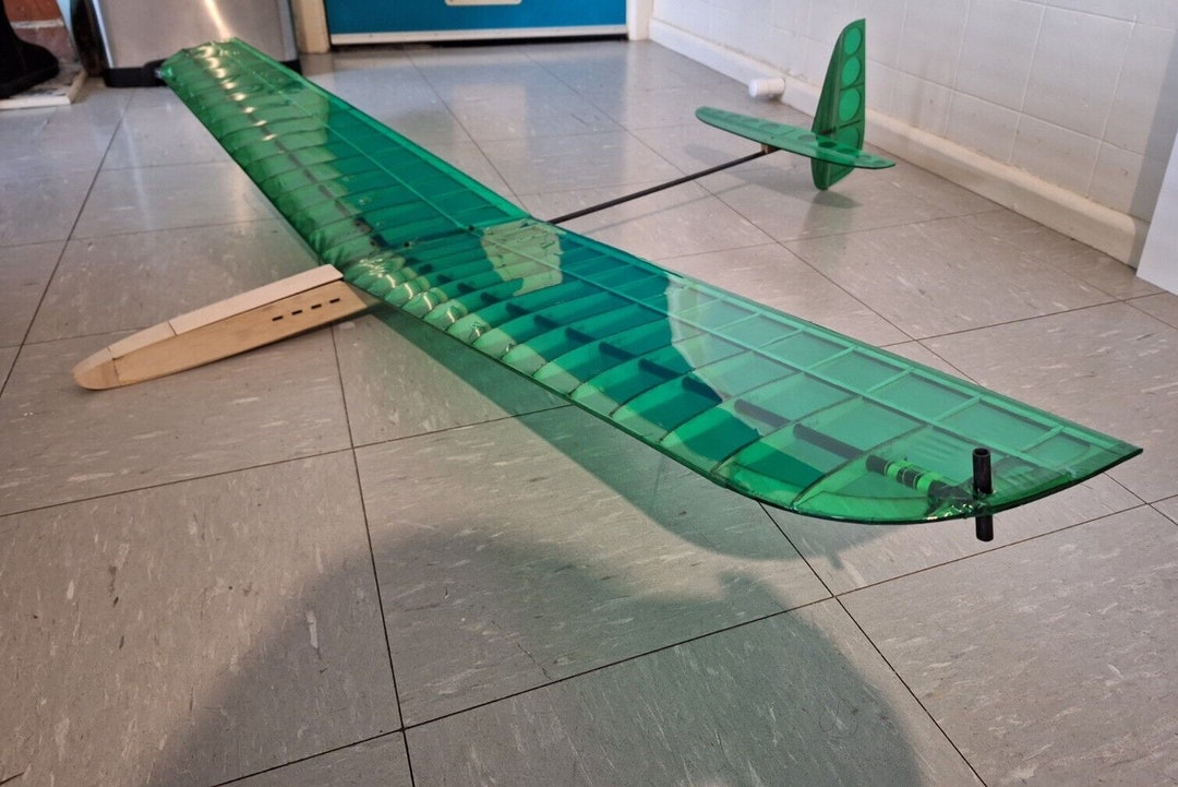 RC Glider Kit Discus Launch Glider 1500mm 2 Channel Radio Etsy Australia