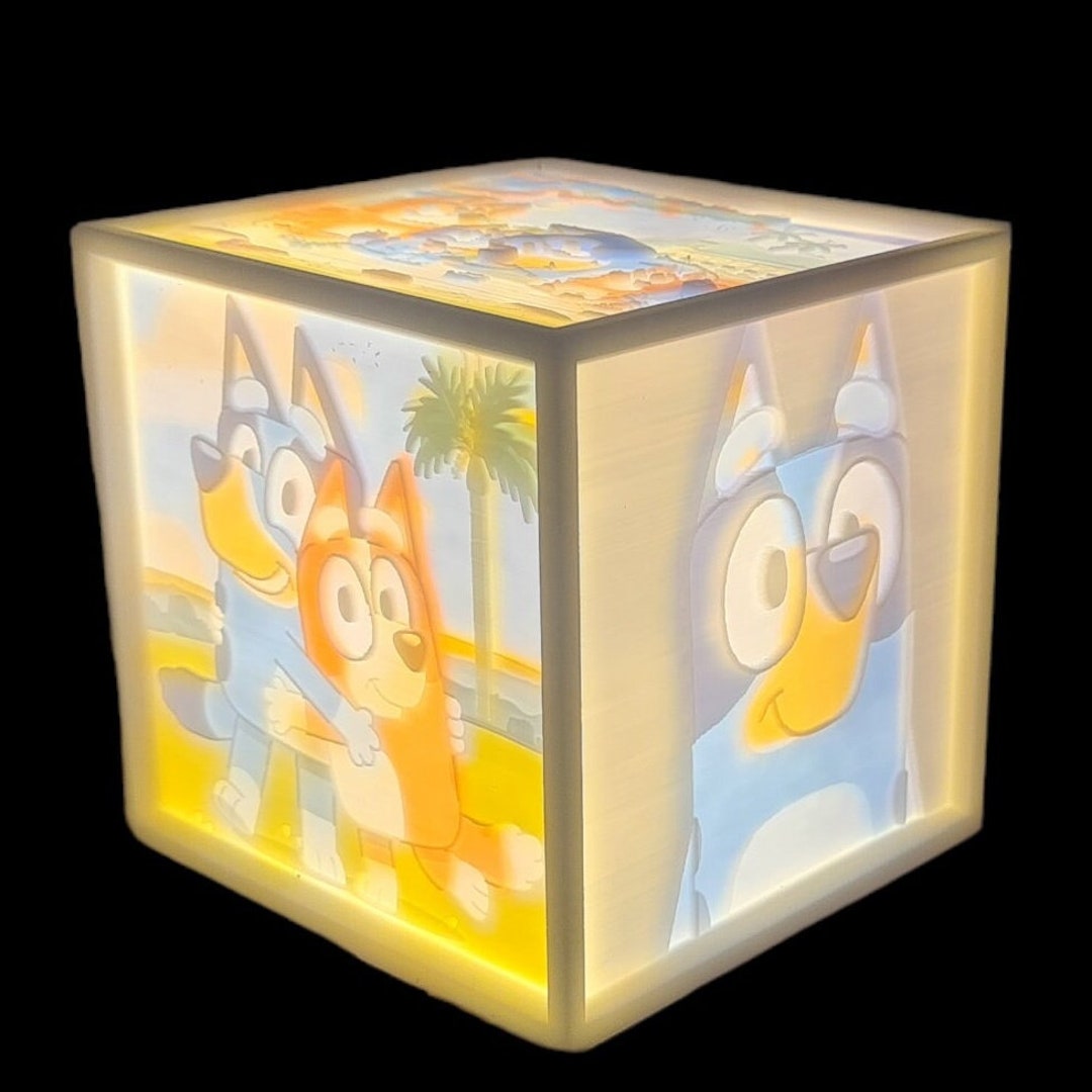 Bluey Nursery Lamp Etsy