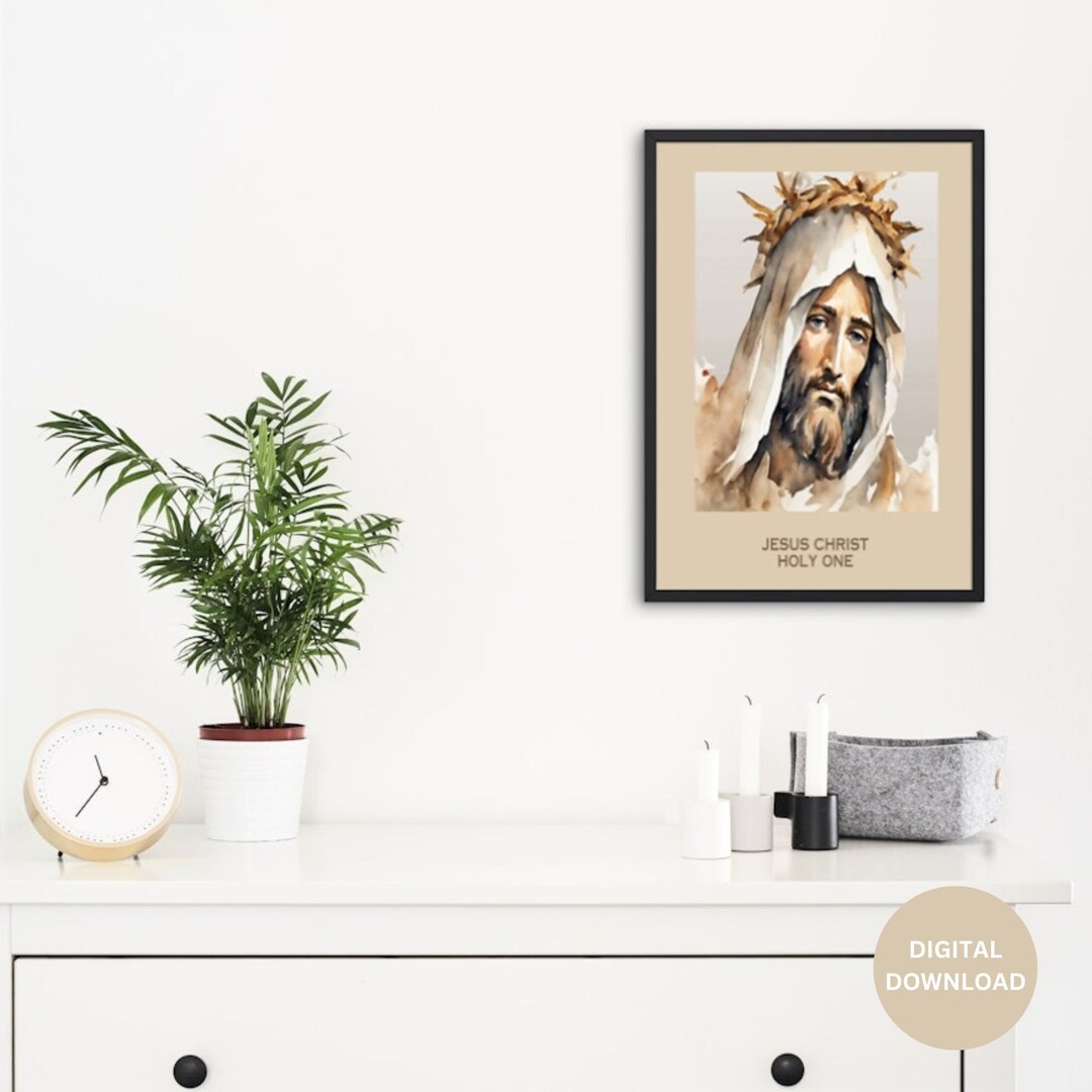 Jesus Face Wall Art Soulful Portrayals,graceful Creation,heavenly Faces