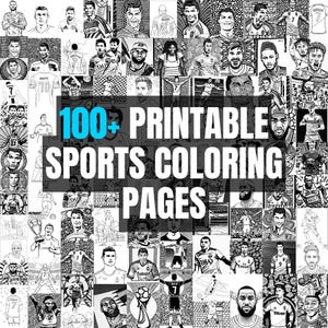 Printable Sports Coloring Pages Pack
