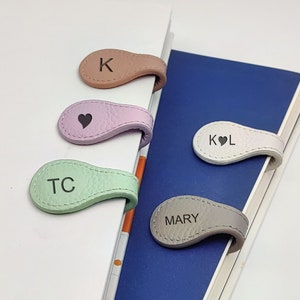 Customized Magnetic Leather Bookmark, Personalized Leather Bookmark, Handmade Reader Gift, Book Lover Gift, Gift for Her,Bookwarmers Gift