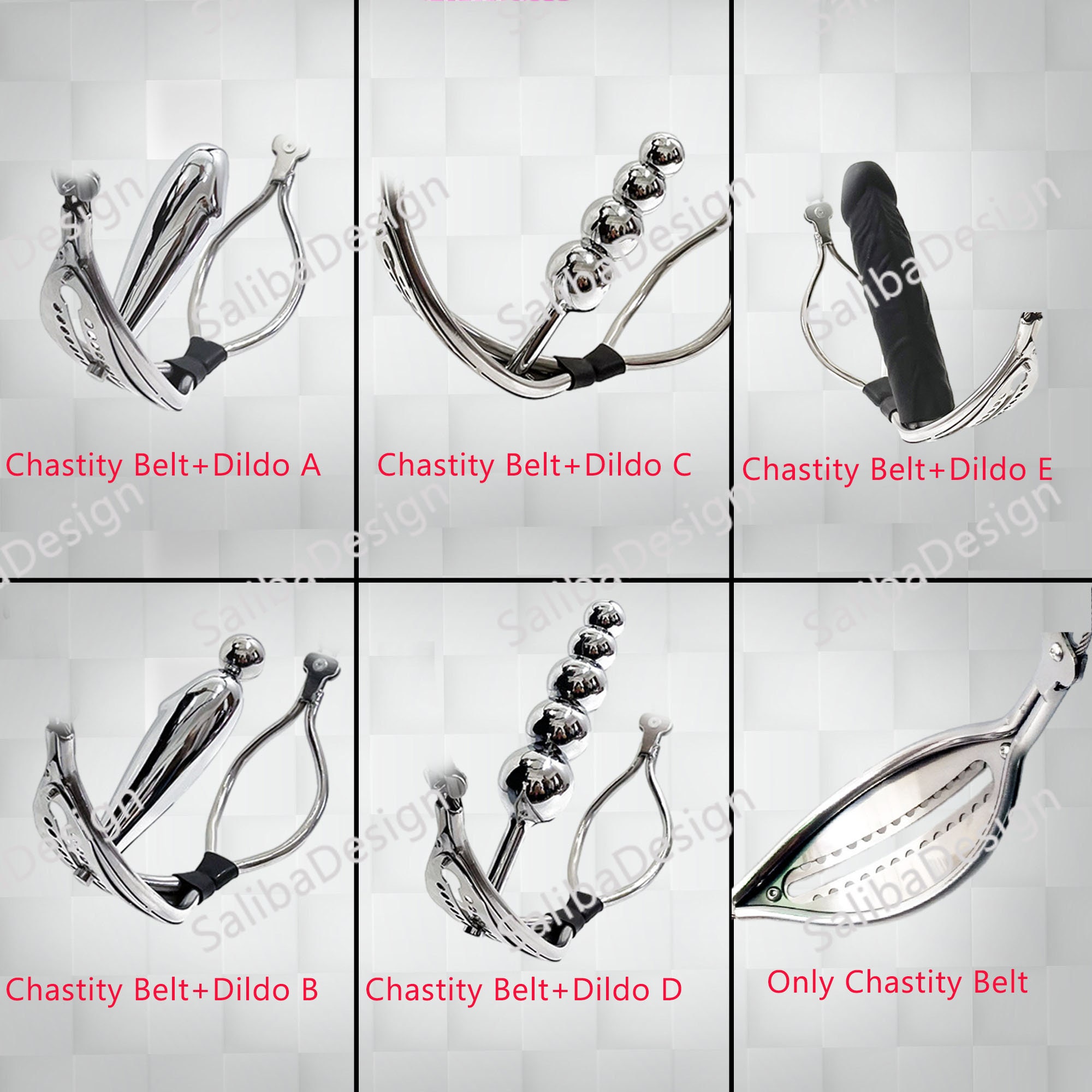 6 Types of Chastity Belts for Women, Adjustable, With Vaginal Plug,gift ...