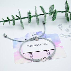 Bracelet de l'amitié Je pense à vous | cadeau attentionné | Vous l'avez reçu