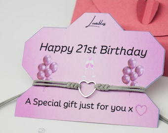 21st Birthday Bracelet: giftvfor 21st birthday