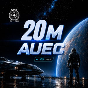 Star Citizen 20,000,000 aUEC (alpha UEC) for 4.9 Live Express Delivery