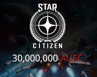 Star Citizen 30,000,000 aUEC (alpha UEC) for 3.22.1 Live Express Delivery