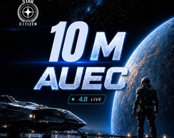 Star Citizen 10,000,000 aUEC (alpha UEC) for 4.8 Live Express Delivery