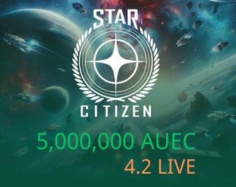 Star Citizen 5,000,000 aUEC (alpha UEC) for 4.2 Live Express Delivery