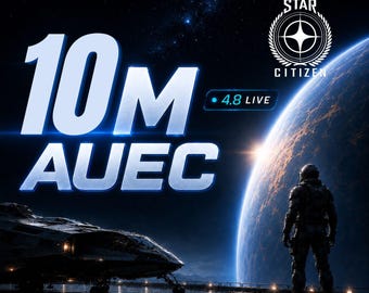 Star Citizen 10,000,000 aUEC (alpha UEC) for 4.8 Live Express Delivery