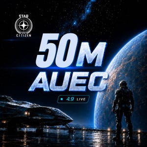 Star Citizen 50.000.000 aUEC (UEC alpha) per la consegna rapida della versione 4.9 Live.