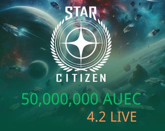 Star Citizen 50,000,000 aUEC (alpha UEC) for 4.2 Live Express Delivery