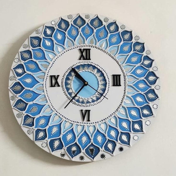 Lippan Wall Clock Etsy