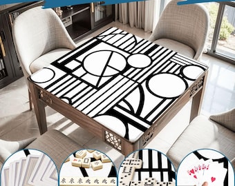 Mahjong Mat mid century modern play mat mahjong table mat mcm mahjong accessories mahjong tablecloth mahjong table cloth mahjong table cover
