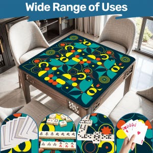 Mahjong Mat mid century modern play mat mahjong table mat mcm mahjong accessories mahjong tablecloth mahjong table cloth mahjong table cover