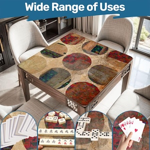 Mahjong Mat mid century modern play mat mahjong table mat mcm mahjong accessories mahjong tablecloth mahjong table cloth mahjong table cover