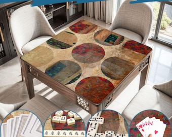 Mahjong Mat mid century modern play mat mahjong table mat mcm mahjong accessories mahjong tablecloth mahjong table cloth mahjong table cover