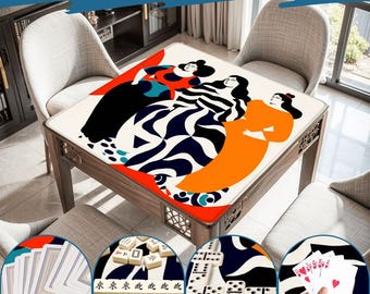 Mahjong Mat matisse print play mat mahjong table mat matisse bauhaus mahjong accessories mahjong gifts games mahjong table cover 3 women