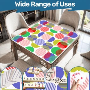 Mahjong Mat mid century modern play mat mahjong table mat mcm mahjong accessories mahjong tablecloth mahjong table cloth mahjong table cover