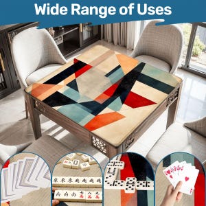 Mahjong Mat mid century modern play mat mahjong table mat mcm mahjong accessories mahjong tablecloth mahjong table cloth mahjong table cover