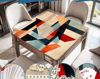 Mahjong Mat mid century modern play mat mahjong table mat mcm mahjong accessories mahjong tablecloth mahjong table cloth mahjong table cover