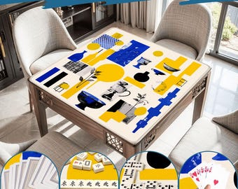 Mahjong Mat mid century modern play mat mahjong table mat mcm mahjong accessories mahjong tablecloth mahjong table cloth mahjong table cover