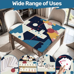 Mahjong Mat mid century modern play mat mahjong table mat mcm mahjong accessories mahjong tablecloth mahjong table cloth mahjong table cover