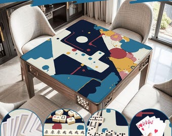 Mahjong Mat mid century modern play mat mahjong table mat mcm mahjong accessories mahjong tablecloth mahjong table cloth mahjong table cover
