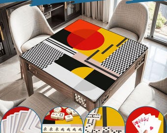 Mahjong Mat mid century modern play mat mahjong table mat mcm mahjong accessories mahjong tablecloth mahjong table cloth mahjong table cover