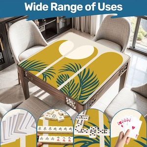 Mahjong Mat mid century modern play mat mahjong table mat mcm mahjong accessories mahjong tablecloth mahjong table cloth mahjong table cover