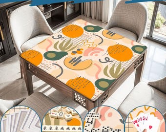 Mahjong Mat matisse print play mat mahjong table mat matisse bauhaus mahjong accessories mahjong gifts mahjong table cover avocado orange