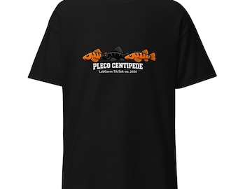 Pleco Centipede Labgerm T-Shirt - Viral TikTok Fish Garland Shirt - Funny Suckermouth Catfish Tee - Aquarium Hobbyist Gift - Labgerm Merch
