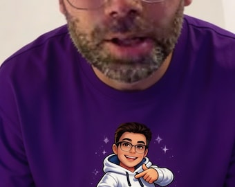 Camiseta oficial de Patrizio Molto Clean Molto – Camiseta de estilo urbano gamer con estampado de dibujos animados – Camiseta con estampado de memes de videojuegos – Regalo divertido