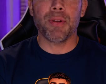 Camiseta oficial de Patrizio POM POM POOOM – Camiseta divertida con meme de videojuegos – Camiseta gráfica de dibujos animados para gamers – Regalo de moda urbana para streamers