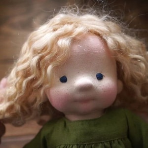 Waldorf inspired doll making VIDEOs & PDF patterns 15"  one of a kind doll diy, classes, dollmaking tutorials, diy doll,