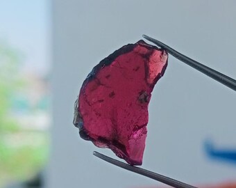 18mm Red Garnet Rough, Pendant Size Garnet Rough, Rough Stick For Making Jewellery, Gift For Her, Garnet Rough.