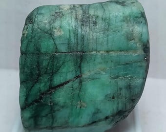 Natural Colombian Emerald Rough Stick, May Birthstone, 53x58mm