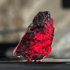 Big Red Garnet Rough, Pendant Size Garnet Rough, Rough For Making Jewellery, Gift For Her, Transparent Garnet Rough, Size 25x15mm.